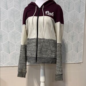 PINK Victoria's Secret Tri-Tone Hoodie